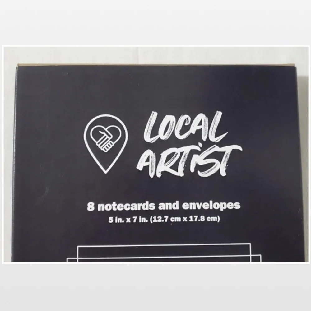 New 8 Matching Notecards & Envelopes